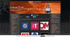 Desktop Screenshot of 24onlinetv.sk